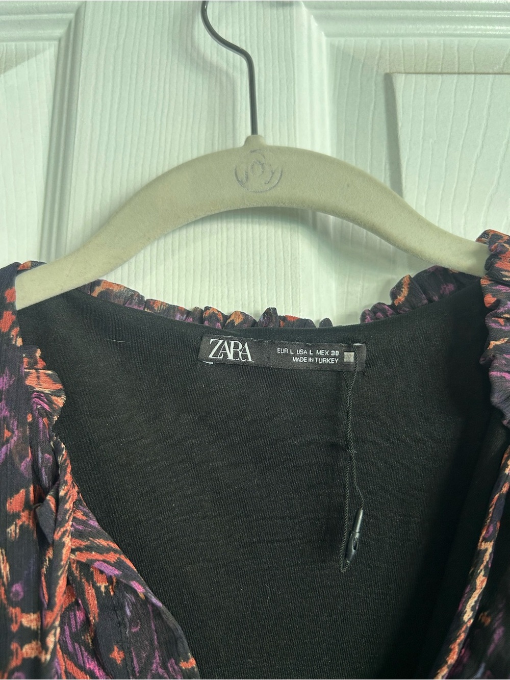 ZARA Ruffle Mini Dress - Picture 4 of 4
